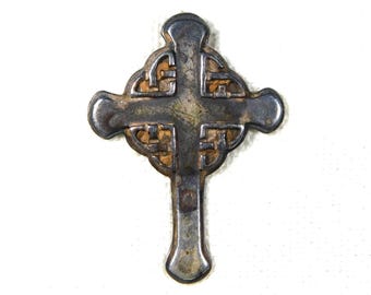 Sterling Cast Handmade Vintage Celtic 'Cross' Pendant