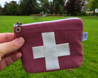 Small First Aid Kit for Home and On-the-Go Use - Pocket-Sized Swiss Cross Emergency Kit for Busy Moms Gift Idea for New Parent