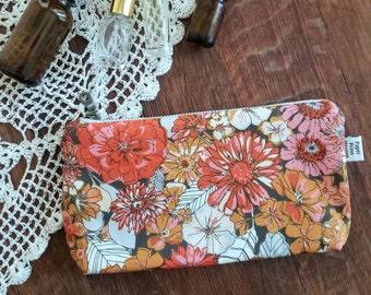 Essential Oil Bag - Kismet  - Floral Essential Oil Case, essential oil storage, zipper pouch, Oil Travel Case