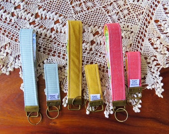 Vintage Spring Key Fob Mini Finger/Wrist Keychain Fun Accessory Gift for Her Mother's Day Gift Small Key Lanyard : Choose Your Size