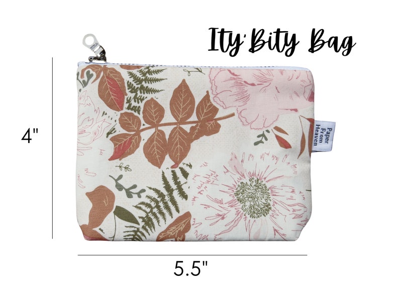 Daisy Flower Zip Bag Tiny Credit Card Wallet Mustard Coin Purse Pink Small Medicine Pouch Essential Oil Zipper Case Floral Sunshine: Mini image 8
