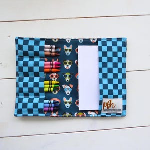Cuaderno de crayones - Perro genial - Carpeta de crayones para amantes de los animales, diario de arte preescolar, bloc de dibujo para diario bíblico infantil, regalo para nuevos hermanos