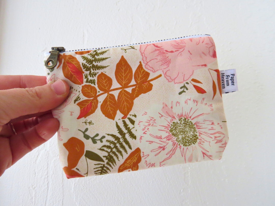 Zip Bag ITYBITTY Foraged Garland Zipper Pouch Etsy