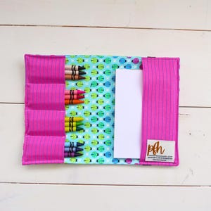 Cuaderno de crayones: carpeta de crayones con diseño de mariquita, diario de arte preescolar, bloc de dibujo para diario bíblico infantil, regalo para hermanas mayores, ideal para la educación en casa.