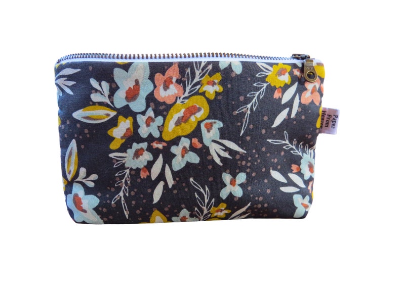 Navy Purse Zipper Bag Floral Sewing Tool Embroidery Case Flower Bible Journal Pencil Pouch Aqua Travel Medicine Bag :Dawn on the Prairie