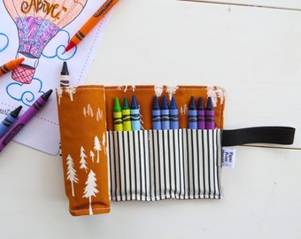 Tree Crayon Holder Forest Crayon Organizer Kid Friendly Crayon Storage for Kids Art Supplies Holder Toddler Birthday Gift for Kids Busy