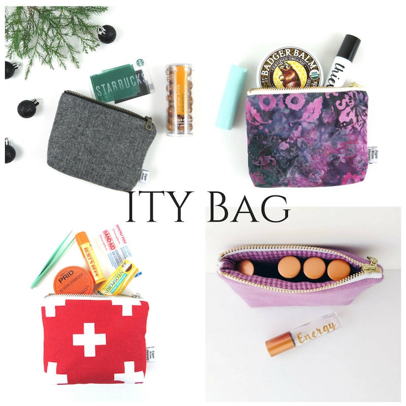 mini change pouch essential oil bag coin purse Zip Wallet Money Wallet Change Purse Spring Day Zipper Pouch ITY-BITY