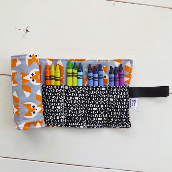 Fox Crayon Holder - Fun & Functional Organizer for Kids' Art Supplies - Kid-Friendly Storage Solution - Preschool Graduation Gift Idea