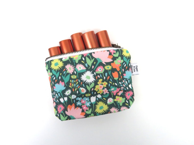 mini change pouch essential oil bag coin purse Zip Wallet Money Wallet Change Purse Spring Day Zipper Pouch ITY-BITY