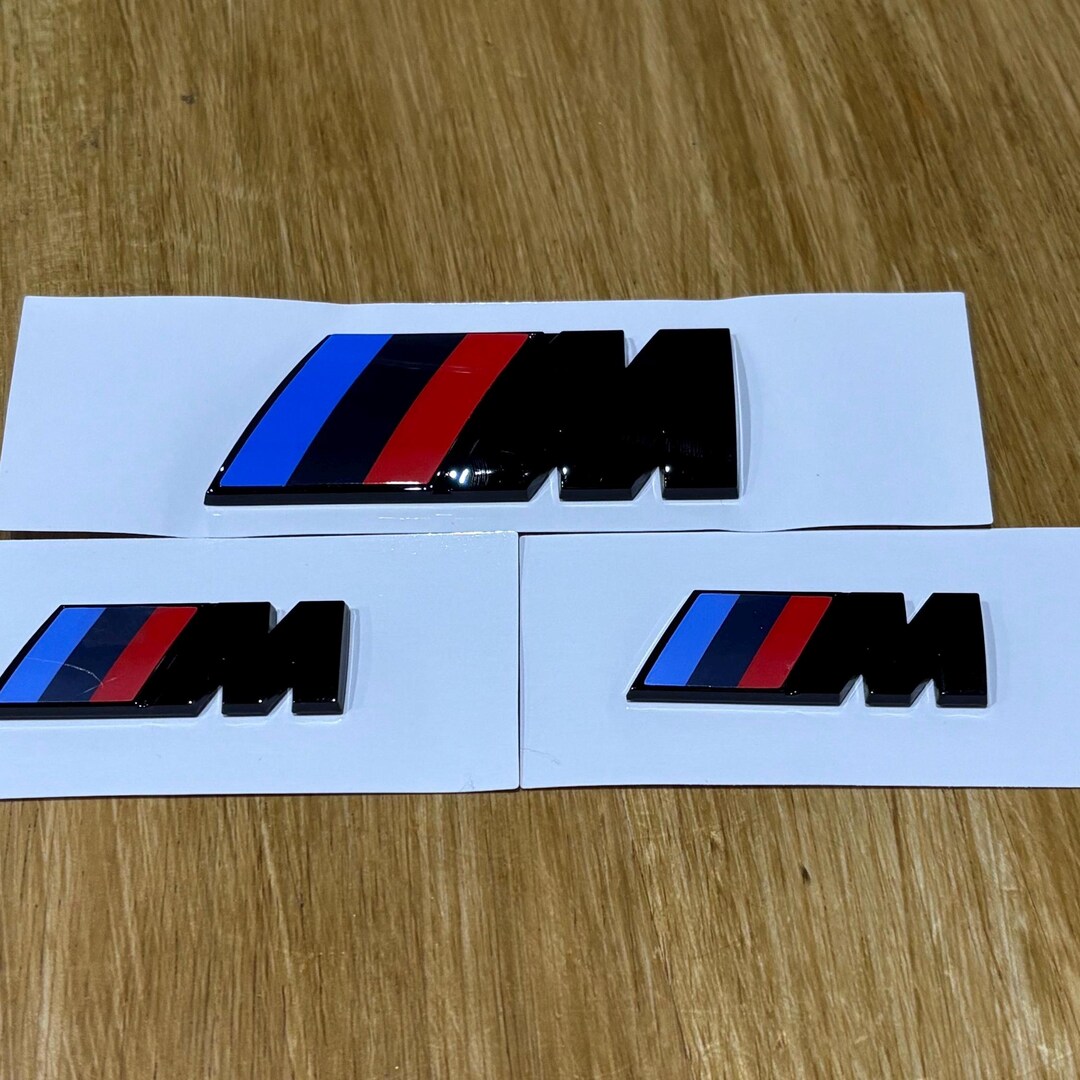 Gloss Black BMW M Boot Badge73 X 27mm and 2X M Wing Badges - Etsy