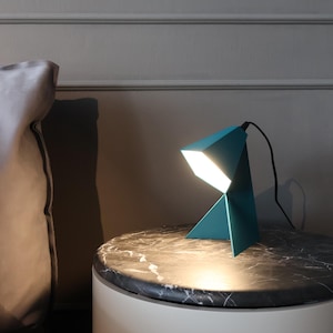 PRUA Table Lamp, Design Lamp, colored small lamp, 3D printed, table lamp, Ambient light, Decorative, eco-friendly.