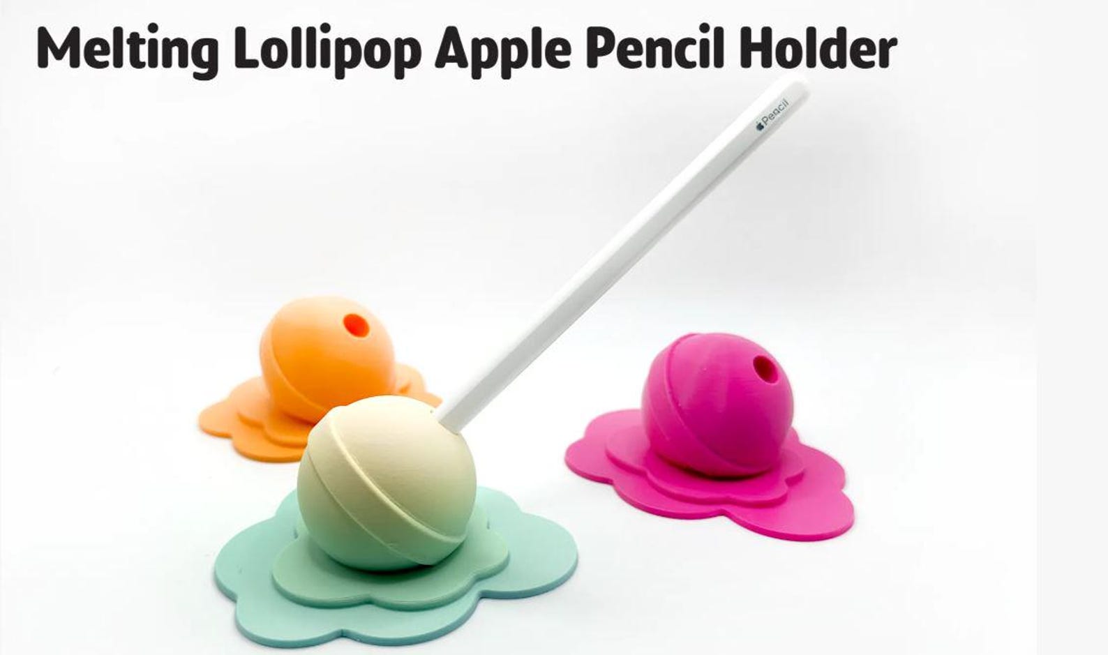 3D Printed Lollipop Pencil Holder - Etsy