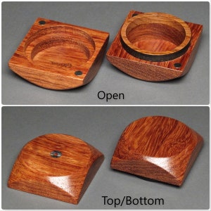 Small Wooden Ring and Keepsake Box with an Optional Foam Ring Insert, Makes a Great Proposal Ring Box image 2