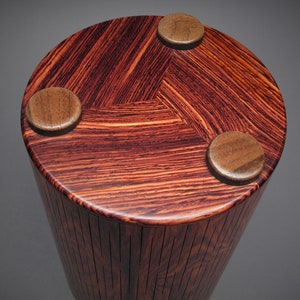 Cocobolo Mantle Urn for Adult Human Ashes up to 205 pounds image 4