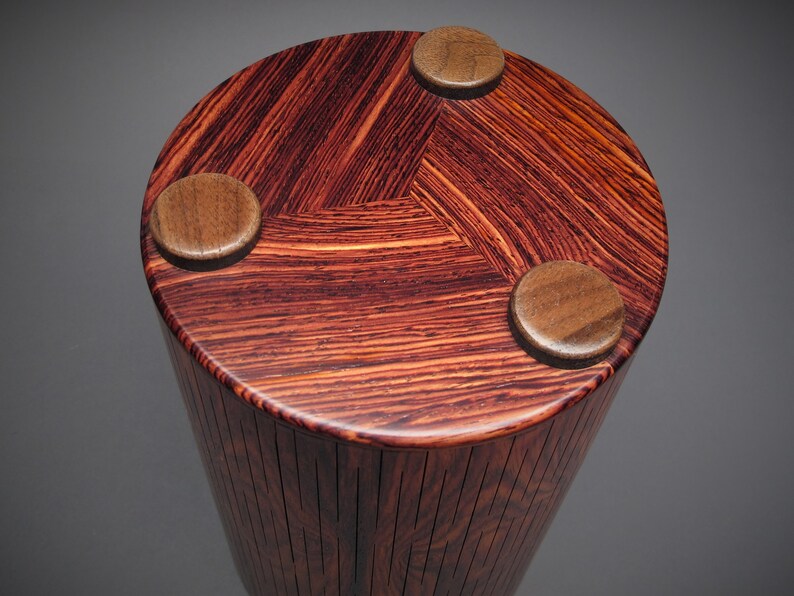 Cocobolo Mantle Urn for Adult Human Ashes up to 205 pounds image 4