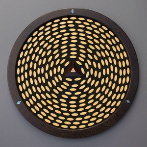 Radiolarian Mixed Media Wall Sculpture