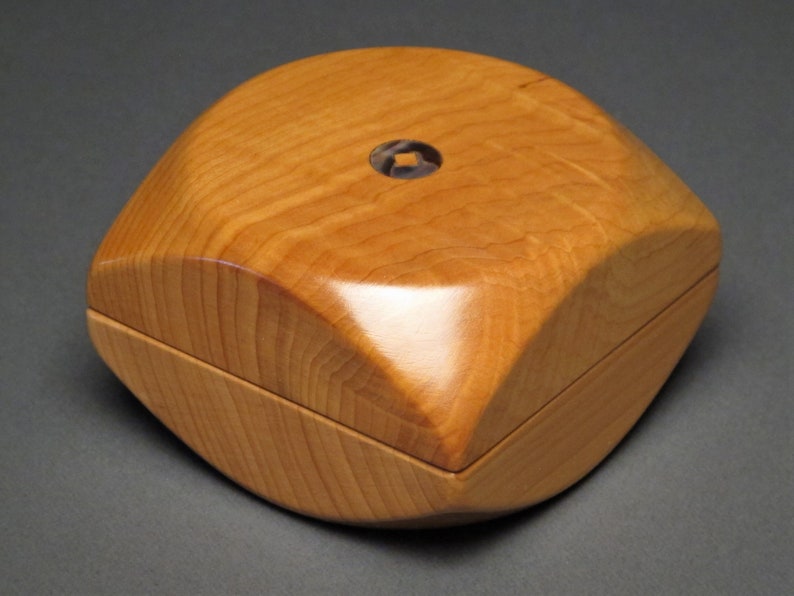 Small Wooden Ring and Keepsake Box with an Optional Foam Ring Insert, Makes a Great Proposal Ring Box English Yew