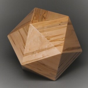 Contemporary Cremation Urn for Adult Human Ashes up to 225 Ambrosia Maple