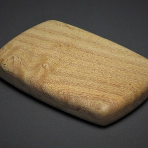 Cartera de madera personalizada o tarjetero elaborado con maderas exóticas Tamarind