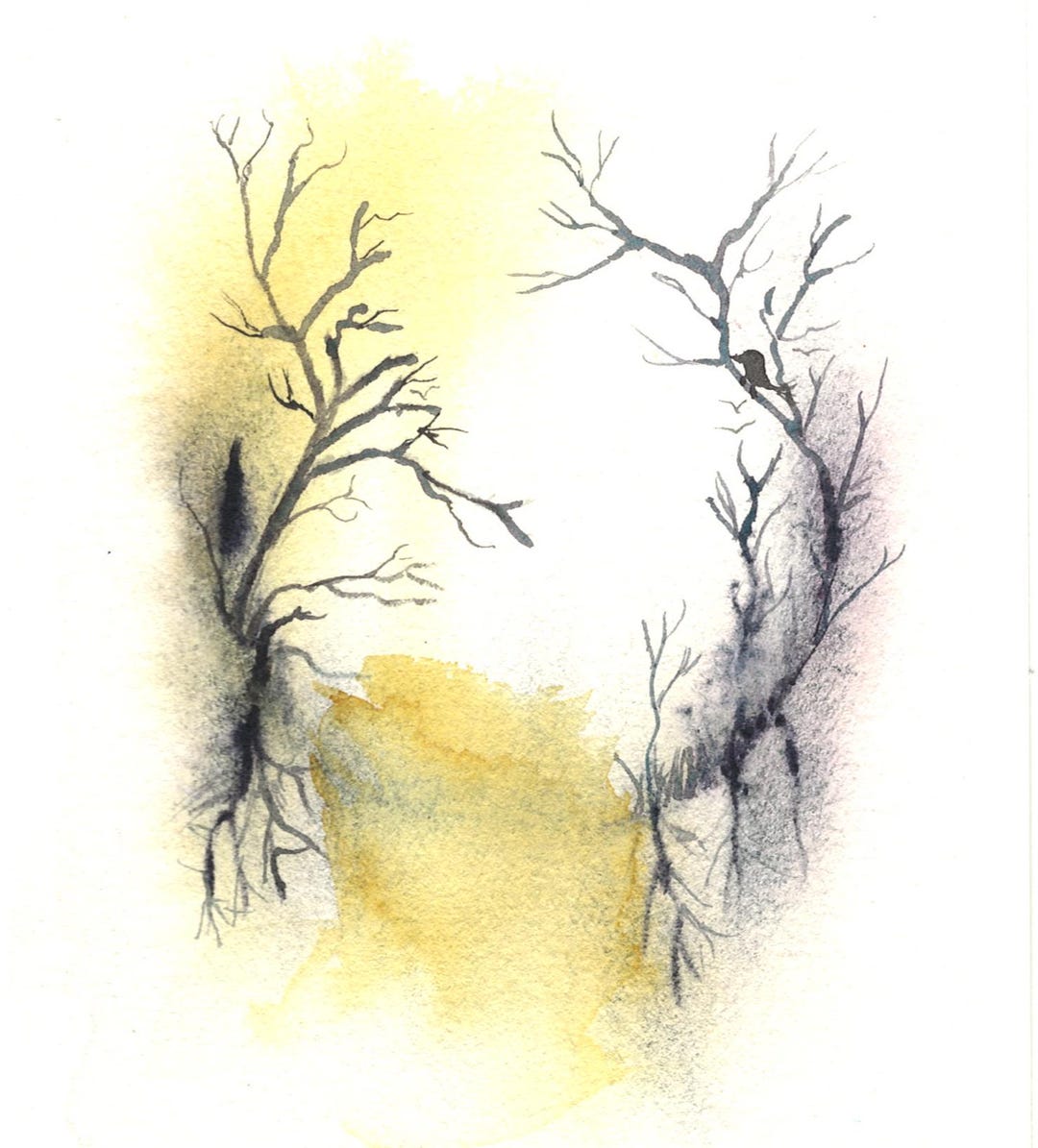 The Next Path - Original Watercolor Painting - Etsy