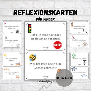 30 Reflexionsfragen für Kinder - für Entwicklung und Förderung von Kindern und kreatives Denken-Selbstbewusstsein und emotionale Intelligenz