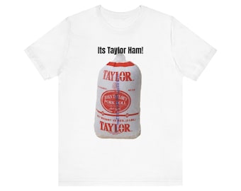 Taylor Ham New Jersey Tee: Funny Pork Roll Breakfast Shirt