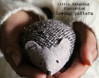 Easy Sewing Pattern • Little Hedgehog Pincushion PDF Sewing Pattern • DIY Gift for Sewists Easy Sewing Pattern