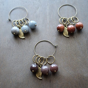 Gemstone Stitch Markers • Stitch Markers for Knitting • Knitting Gift for Grandma