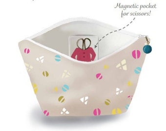 Project Bag Pattern • Social Stitcher Project Bag Sewing Organizer Pouch PDF Sewing Pattern • DIY Gift for Sewists