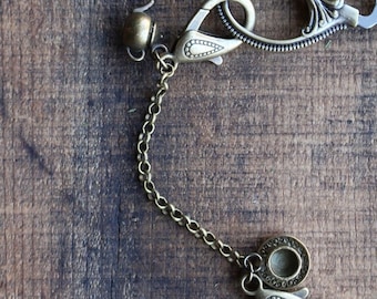 Afternoon Tea Bronze Scissor Chain • Handcrafted Accessory for Quilting Scissors • Unique Gift Ideas for Grandmas • Handmade Embroidery Gift