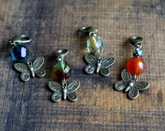 Vlindervoortgangshouders voor breien • Mooi breiaccessoire • Beste cadeau voor breiers