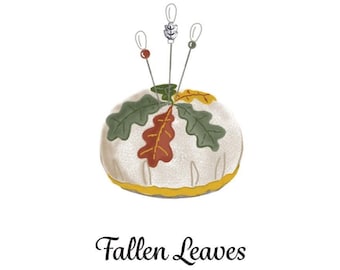 Pin Cushion Sewing Pattern • Fallen Leaves Pincushion PDF Sewing Pattern • DIY Gift for Sewists Easy Sewing Pattern