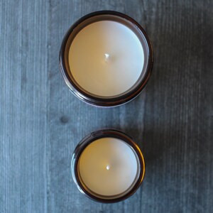 Citrus & Cotton Blossom Candle For Sewing • 9 oz or 4 oz Amber Glass Jar • Funny Introvert Gift Idea