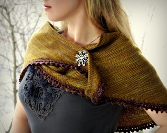 Cozy Wrap Knitting Pattern • Cosette Wrap Knitting Pattern PDF • Intermediate Knit Pattern