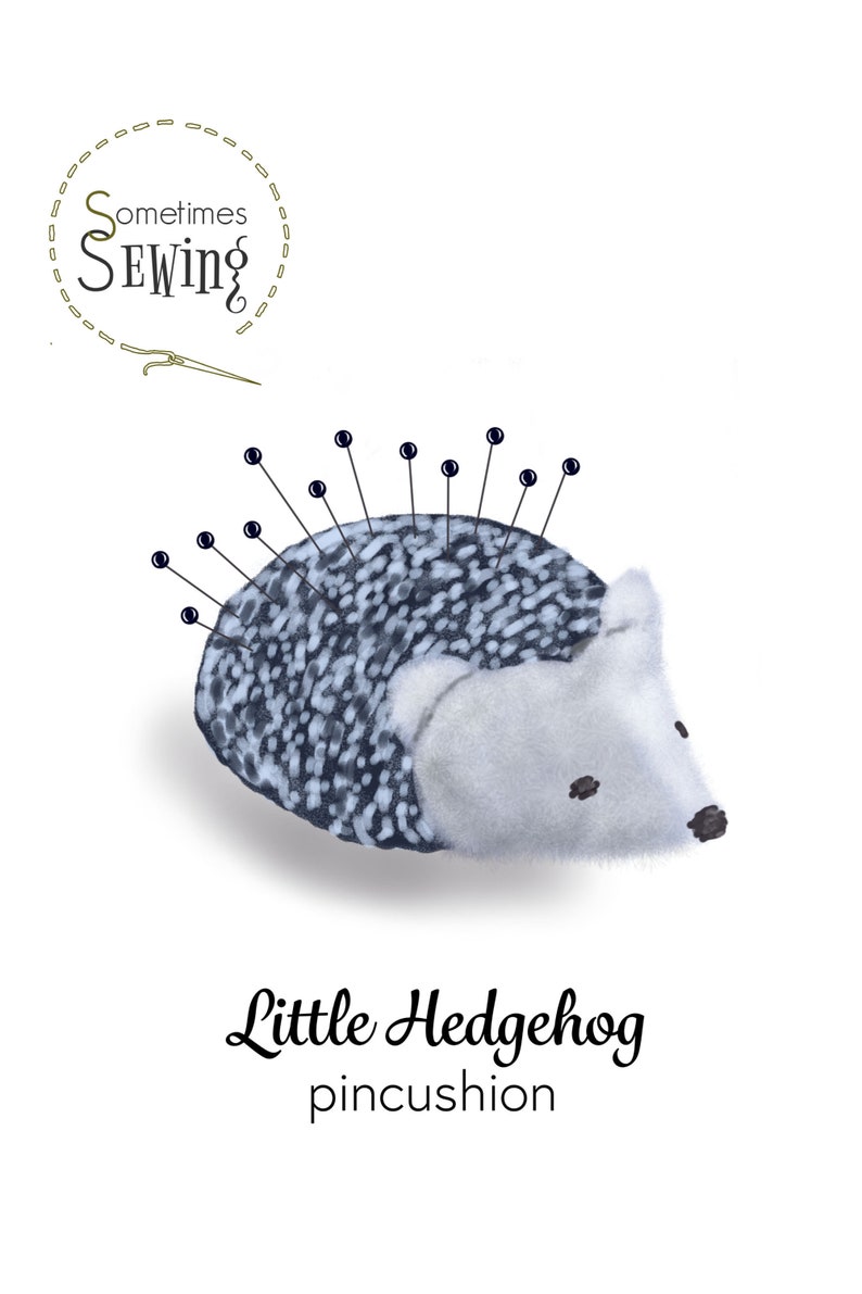 Little Hedgehog Pincushion Ready-to-Sew KIT Materials and Instructions
