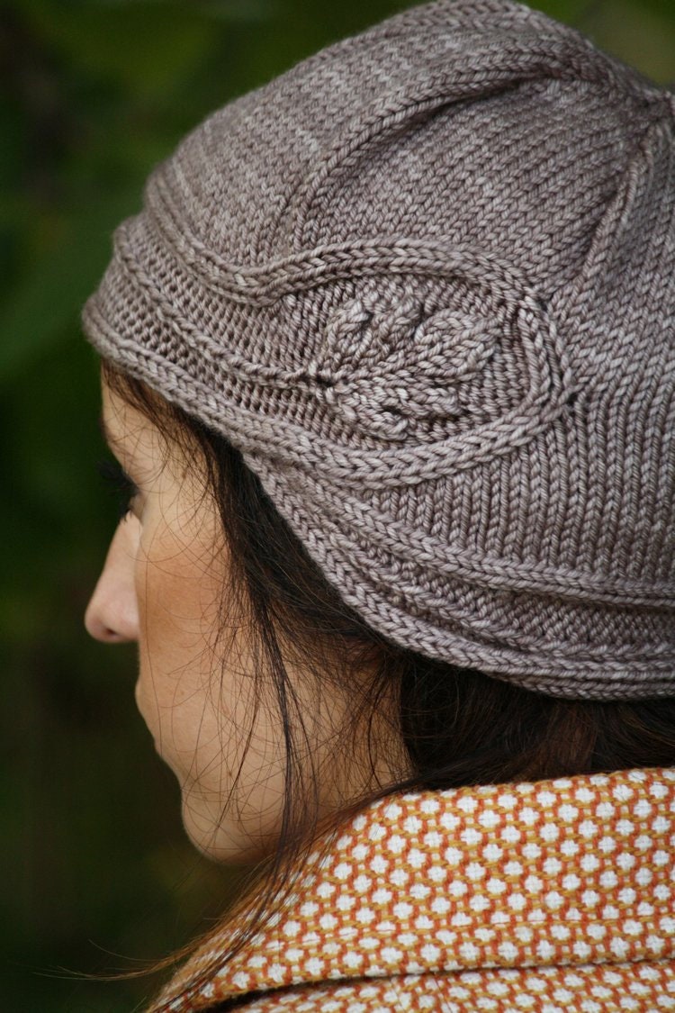 Leaf Cloche Pattern • Oak Trail Cloche Knitting Pattern PDF ...