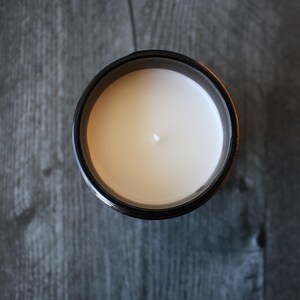 Citrus & Cotton Blossom Candle For Sewing • 9 oz or 4 oz Amber Glass Jar • Funny Introvert Gift Idea