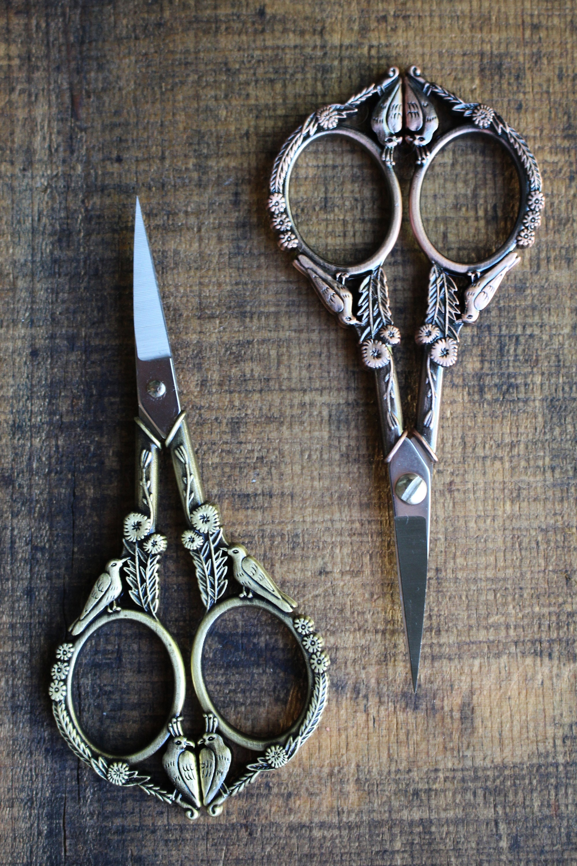 Feathered Friends Embroidery Scissors Bird Quilting Scissors Etsy