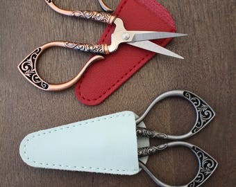 Scissor Covers • Scissor Sheaths • Scissor Protector Accessory • Gift For Crafter, Knitting, Embroidery, Quilting