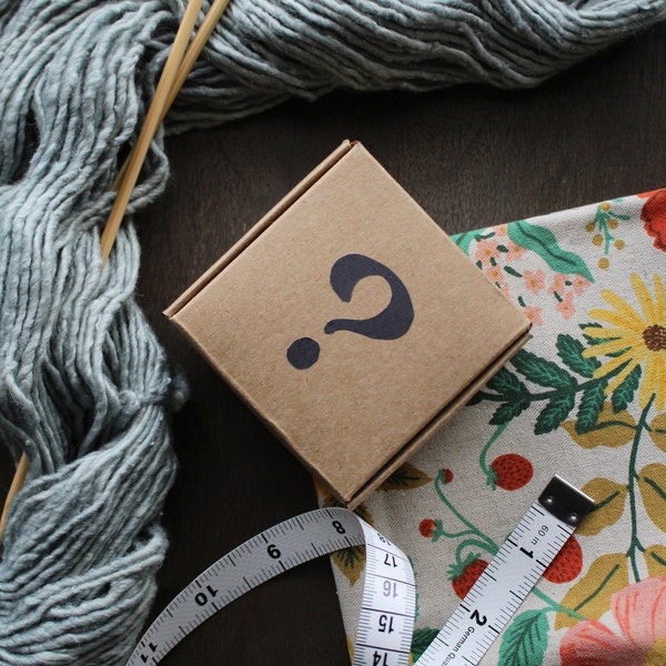 Monthly Mystery Box • Be Surprised • Unique Secret Gift for Crafters