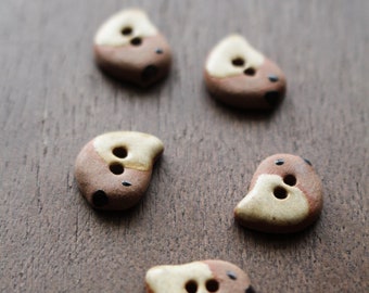 Little Birds Ceramic Buttons • Handmade Garment Buttons • Unique Gift For Seamstress