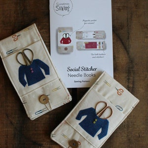 Knitter&#39;s Needle Book Sewing Kit • Needle Book Sewing Kit • Gift for Sewists Gift for Grandmothers