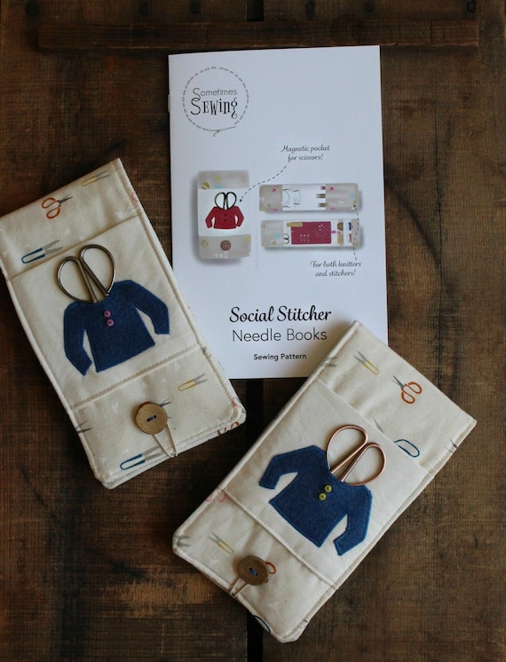 Knitter's Needle Book Sewing Kit • Needle Book Sewing Kit • Gift for Sewists Gift for Grandmothers