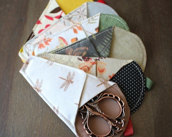 IMPERFECT SECONDS Small Handmade Fabric Scissor Sleeve  •  Magnetic Storage Case For Scissors  •  Unique Gift for Knitters