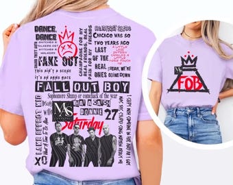 Konzert Musik Tshirt FOB Song Titel Tshirt Merch Geschenk