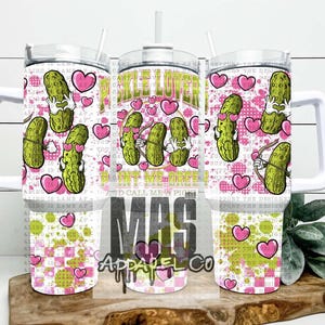 Pickle lover tumbler 20oz 40oz pickle tumbler cup gift tumbler