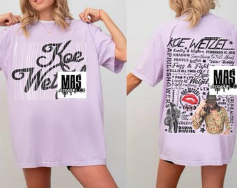 Koe Wetzel Music Shirt: Unisex Cotton Poly Blend