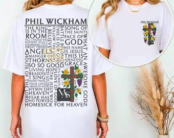 Phil Wickham Tshirt religiöses Liedtitel Konzertshirt