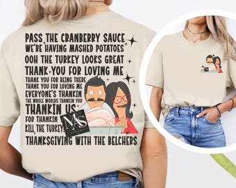 Lindas Song | Bobs Burgers Thanksgiving Shirt | Holiday Graphic Tee