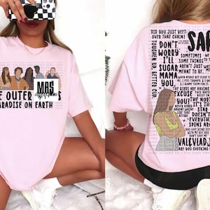 Camiseta de Outer Banks, camiseta con cita de Sarah Cameron, regalo de merchandising con cuello redondo